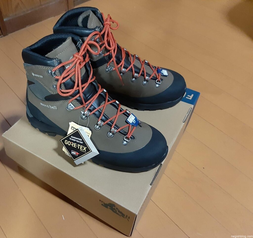 筆者が購入した登山靴のモンベルのアルパインクルーザー2500を紹介